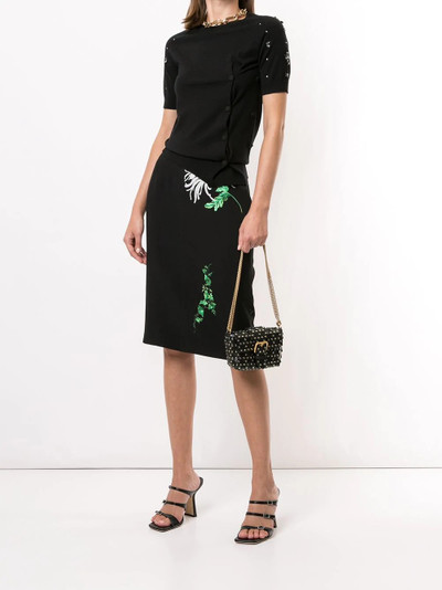 N°21 floral print pencil dress outlook