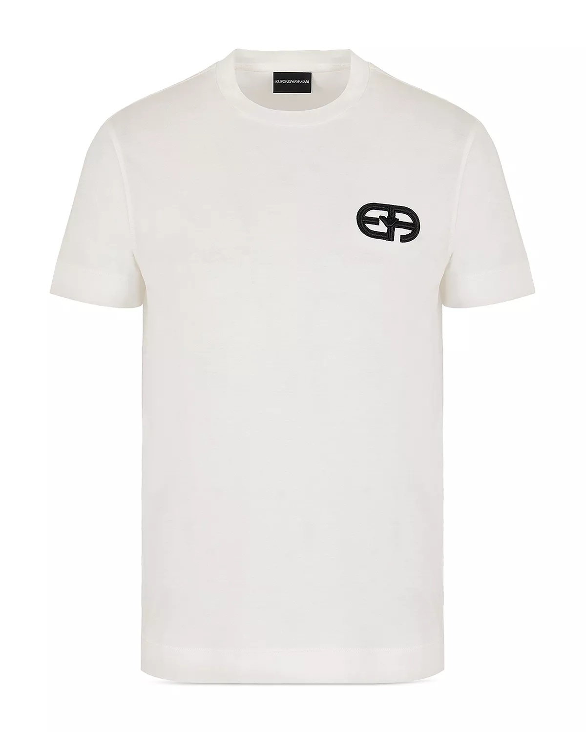 Contrast Embroidered Logo Graphic Tee - 5