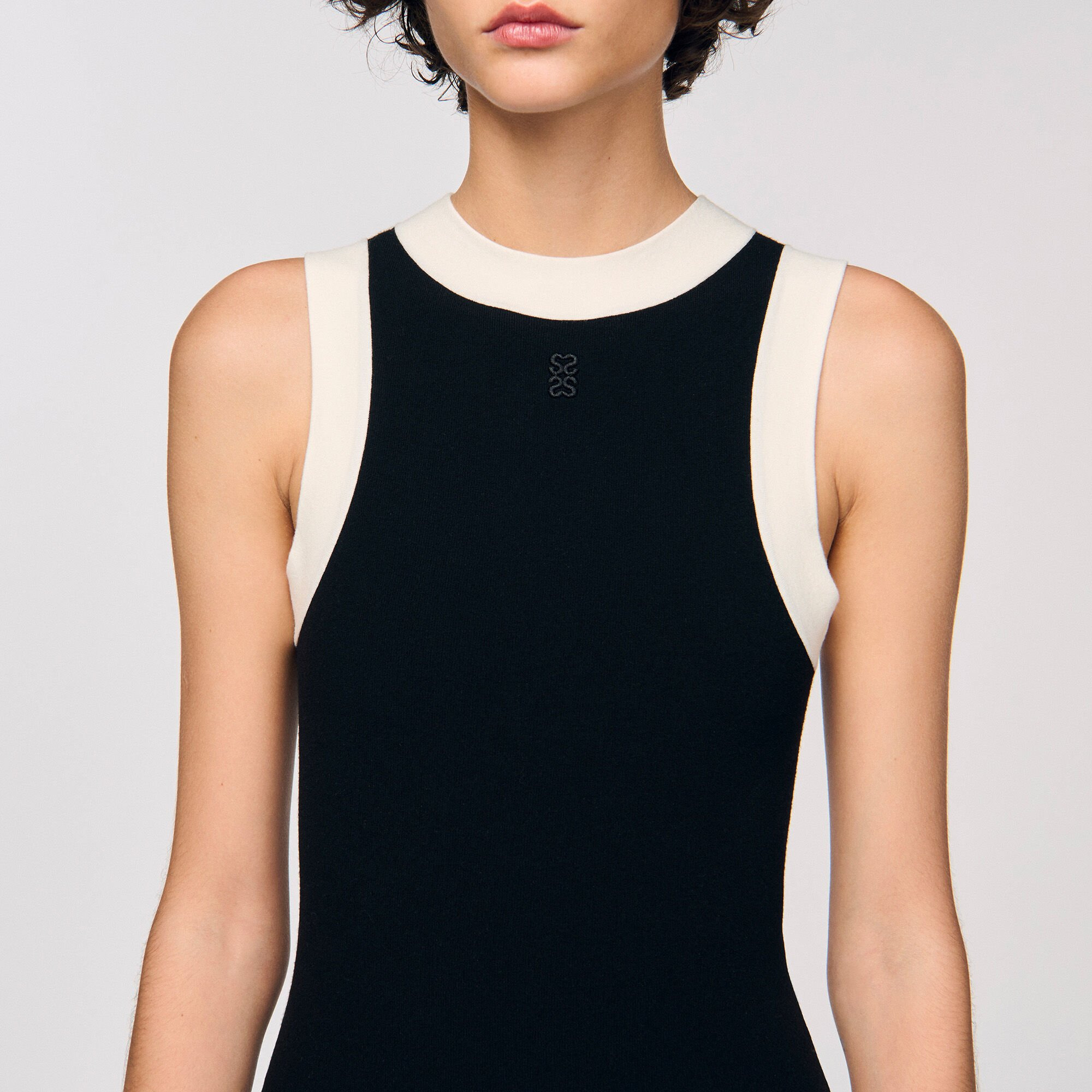 TWO-TONE KNIT BODYSUIT - 3