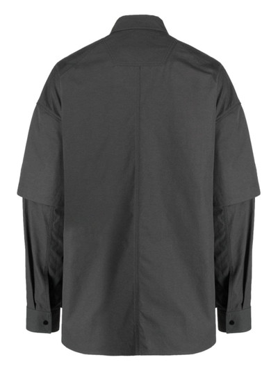 JUUN.J detachable-sleeves cotton shirt outlook