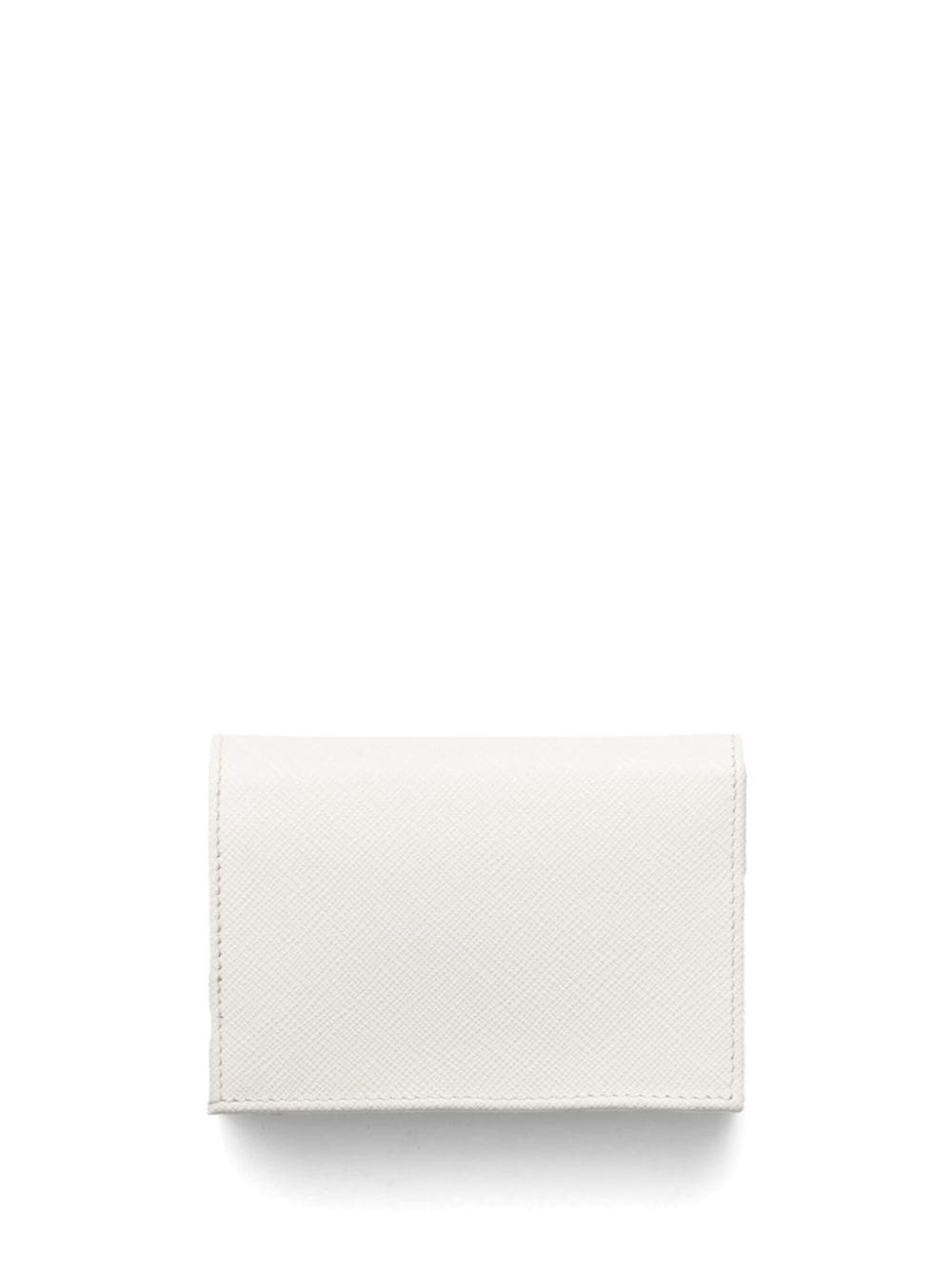 triangle-logo leather wallet - 2