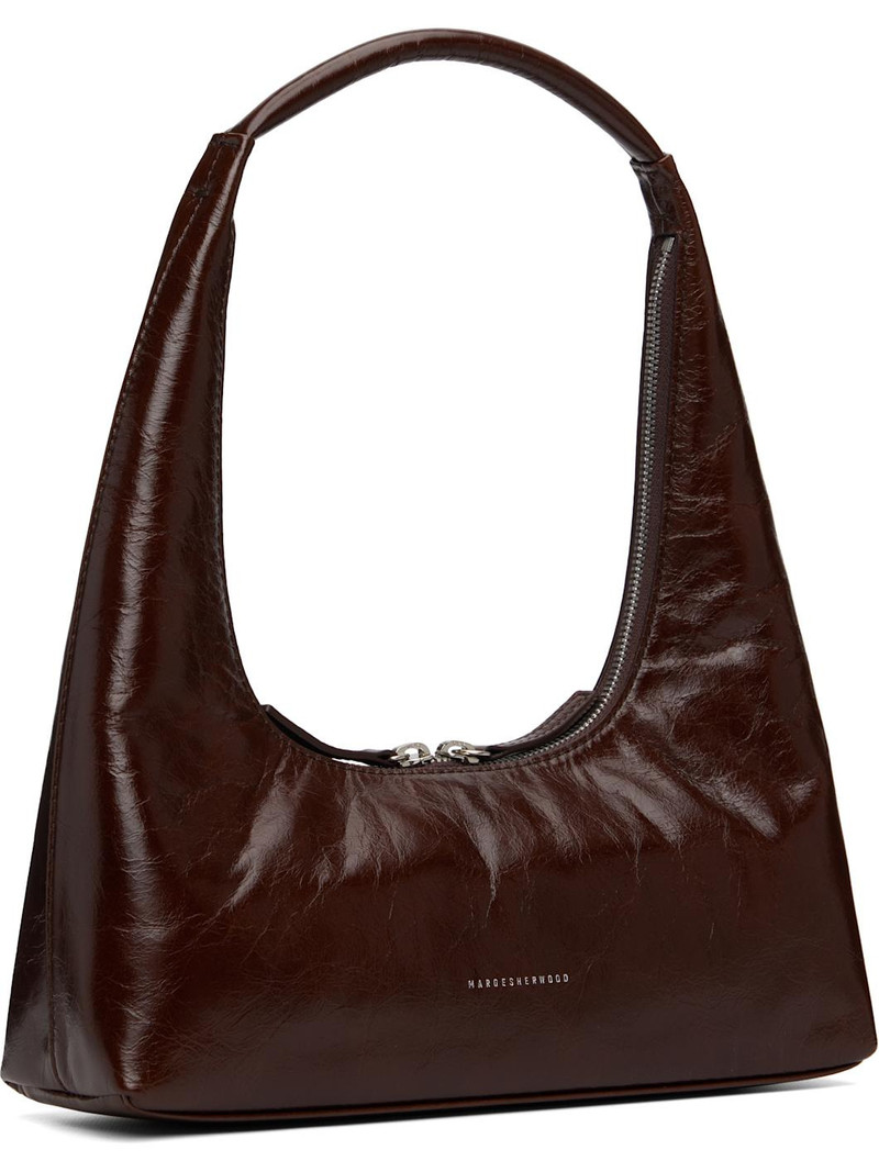 MARGESHERWOOD Brown Leather Shoulder Bag outlook