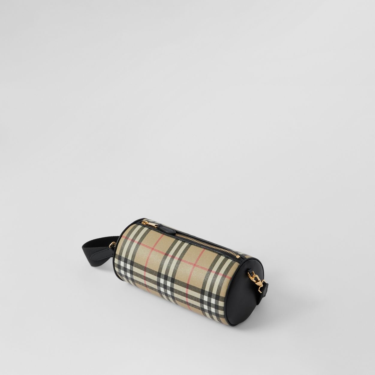 Vintage Check Barrel Bag - 4