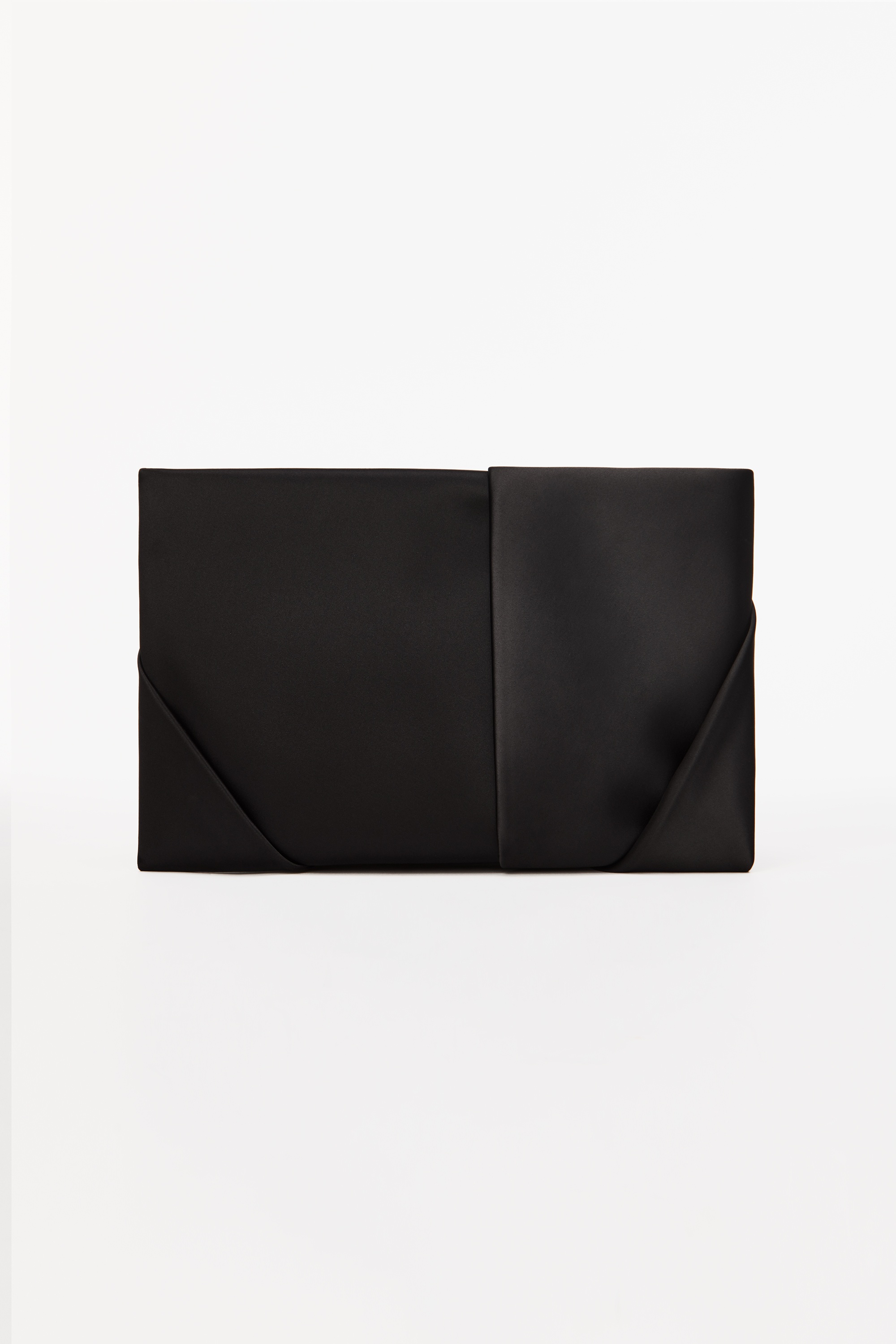 CRUSHED SATIN CLUTCH - 6