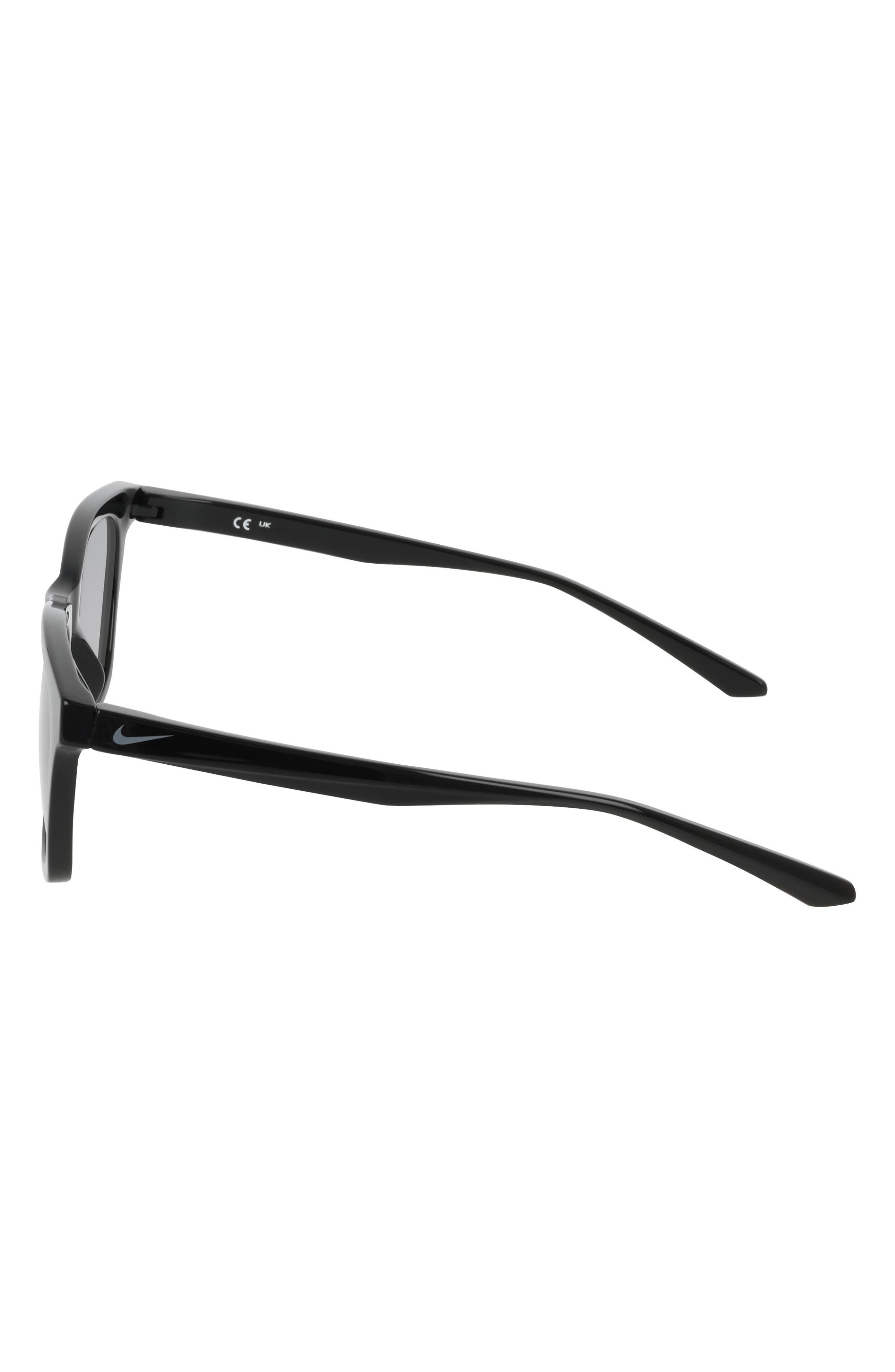 Nike Vital Flow 53mm Gradient Tea Cup Sunglasses in Black /Smoke Gradient at Nordstrom - 7