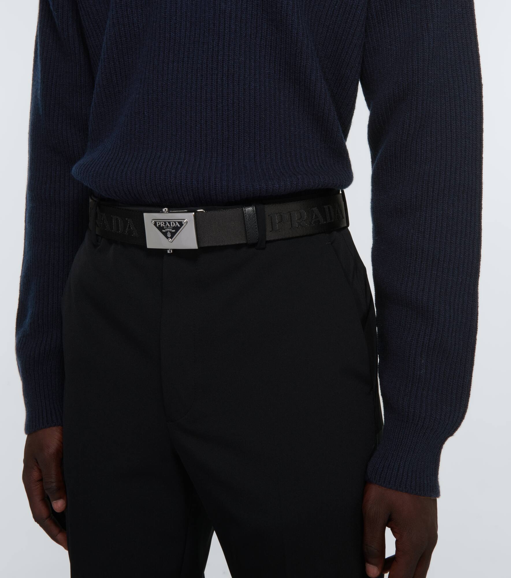 Technical fabric logo belt - 3