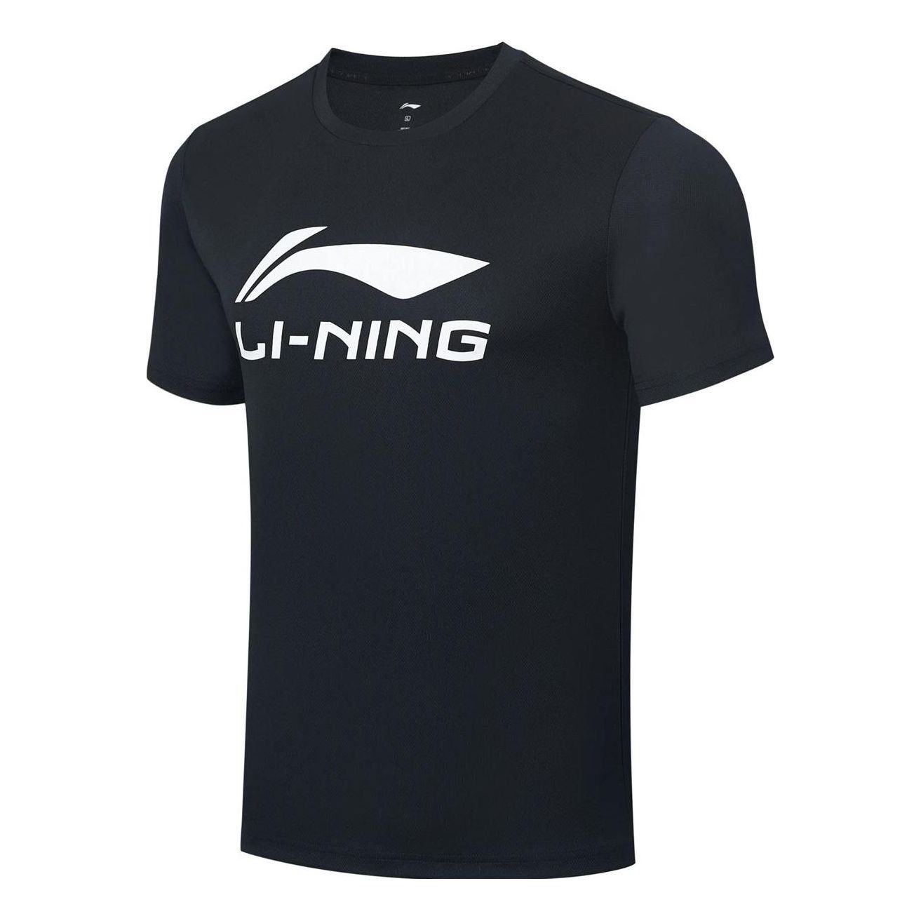 Li-Ning Badminton Big Graphic T-shirt 'Black White' AHSR789-12 - 1