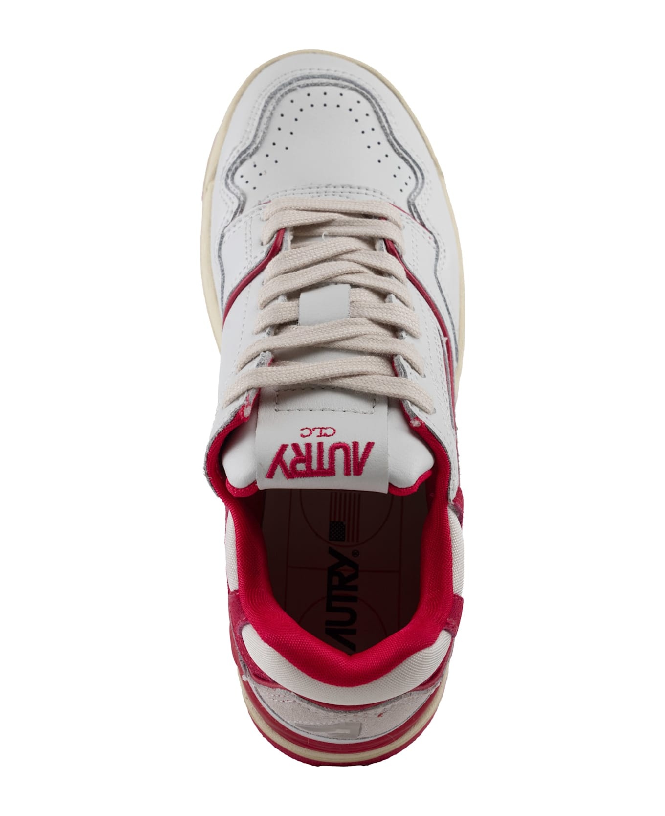 Autry Clc Sneakers In Leather And Suede - 3