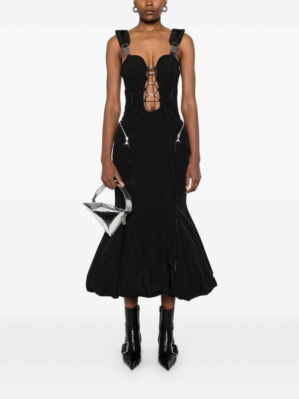 crinkled maxi dress - 2