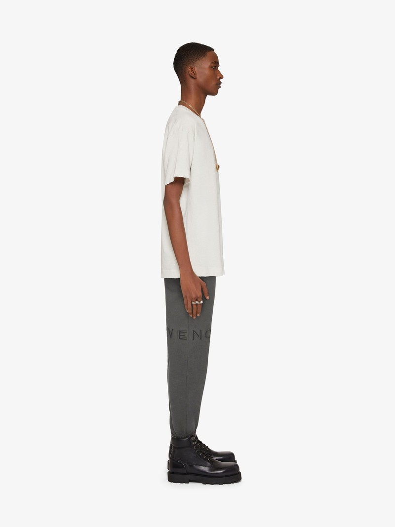 GIVENCHY 4G SLIM FIT JOGGER PANTS IN FLEECE 3