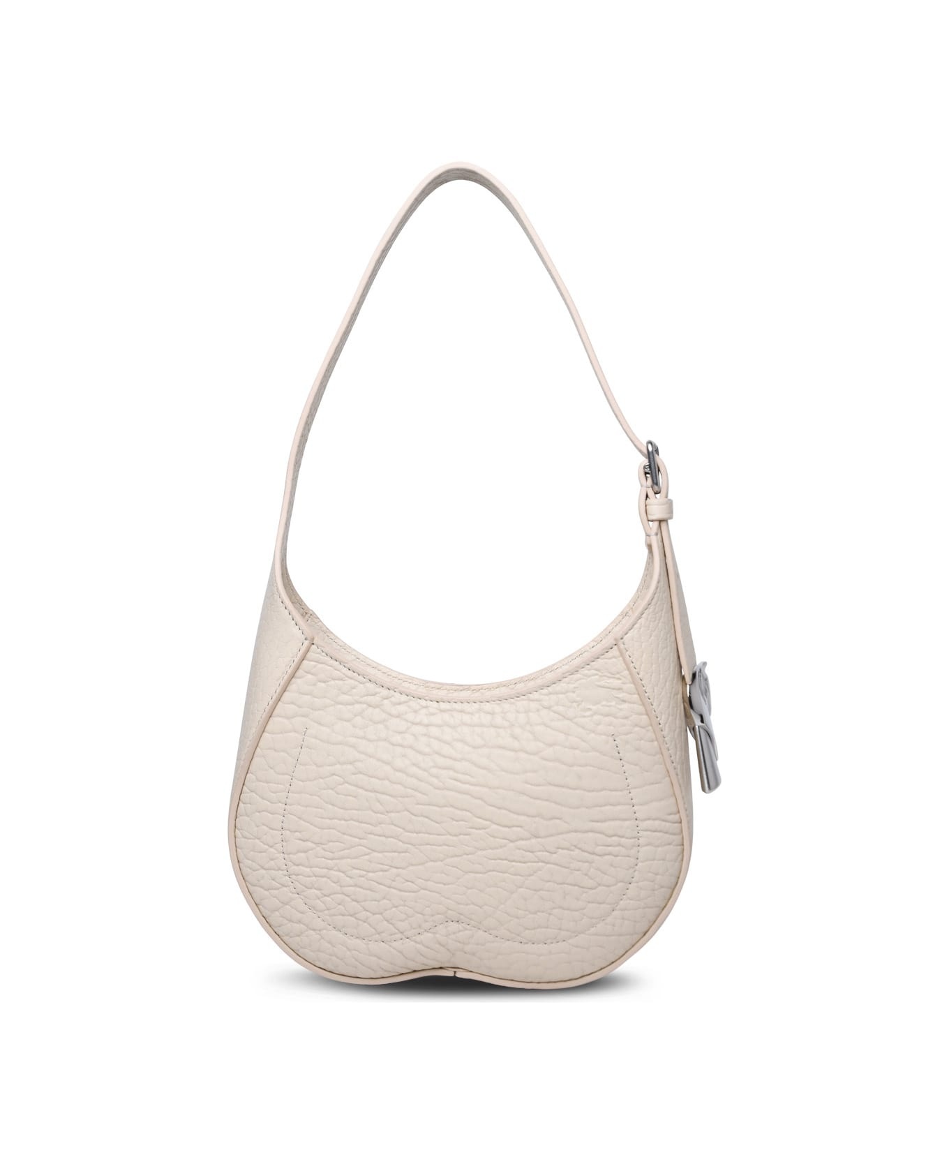 Small 'chess' Ivory Leather Bag - 3
