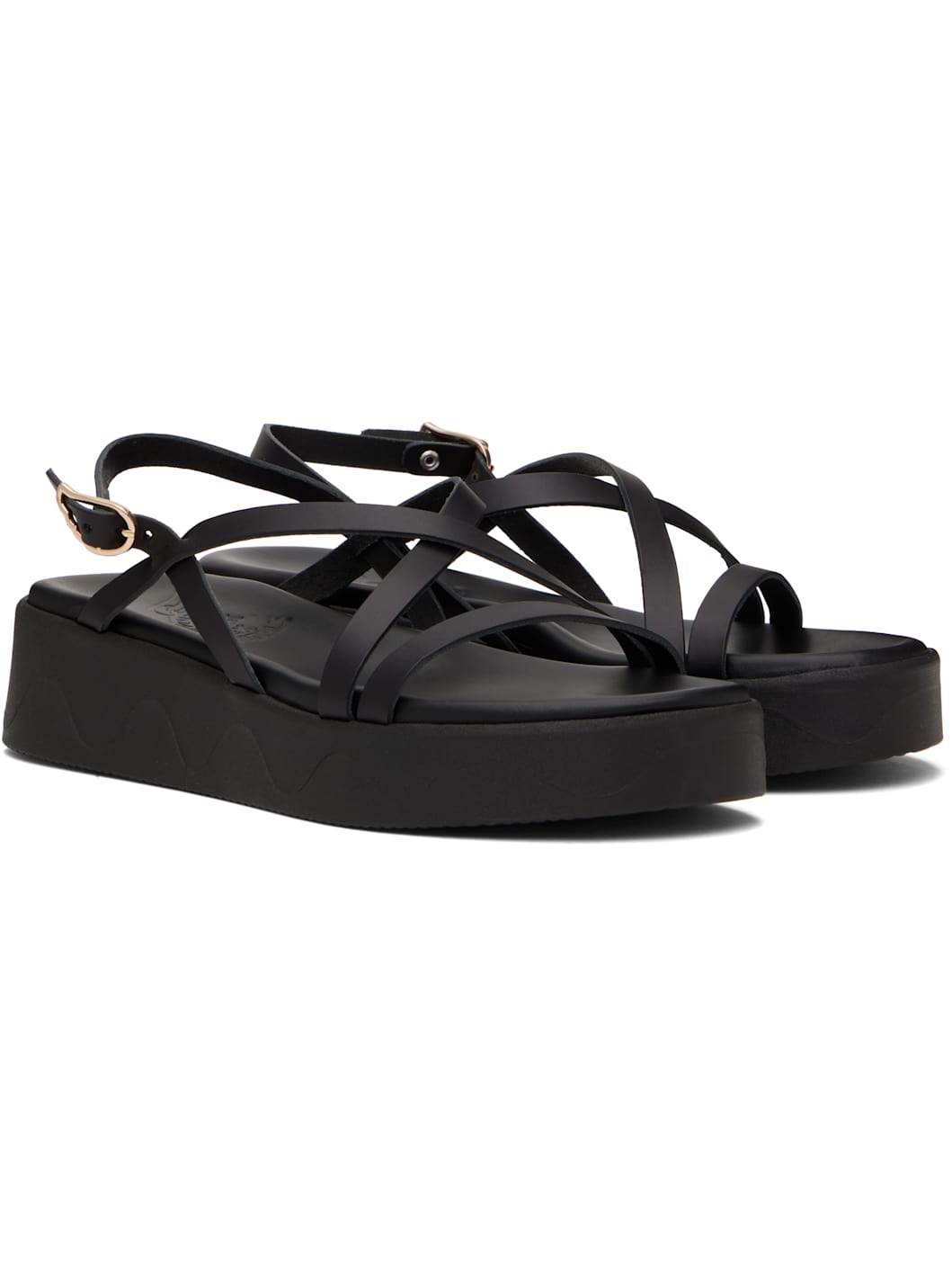 Black Silia Sandals - 4