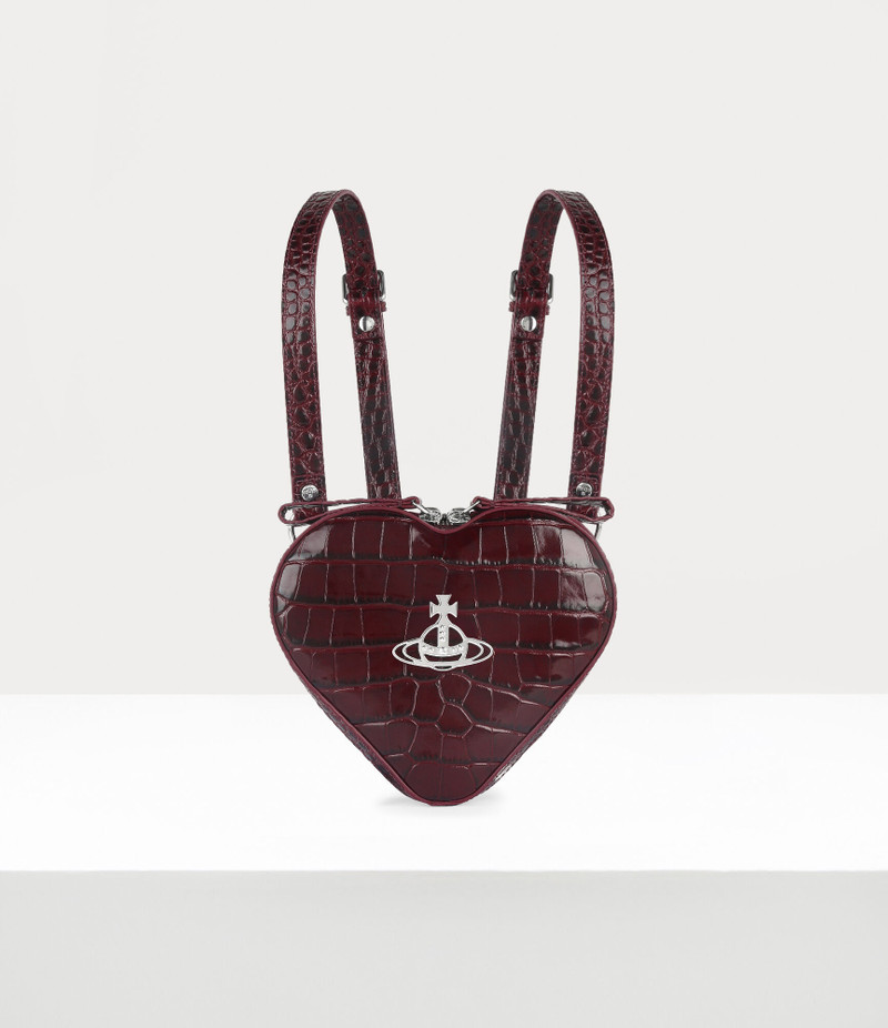 Vivienne Westwood ELLA HEART MINI BACKPACK | REVERSIBLE