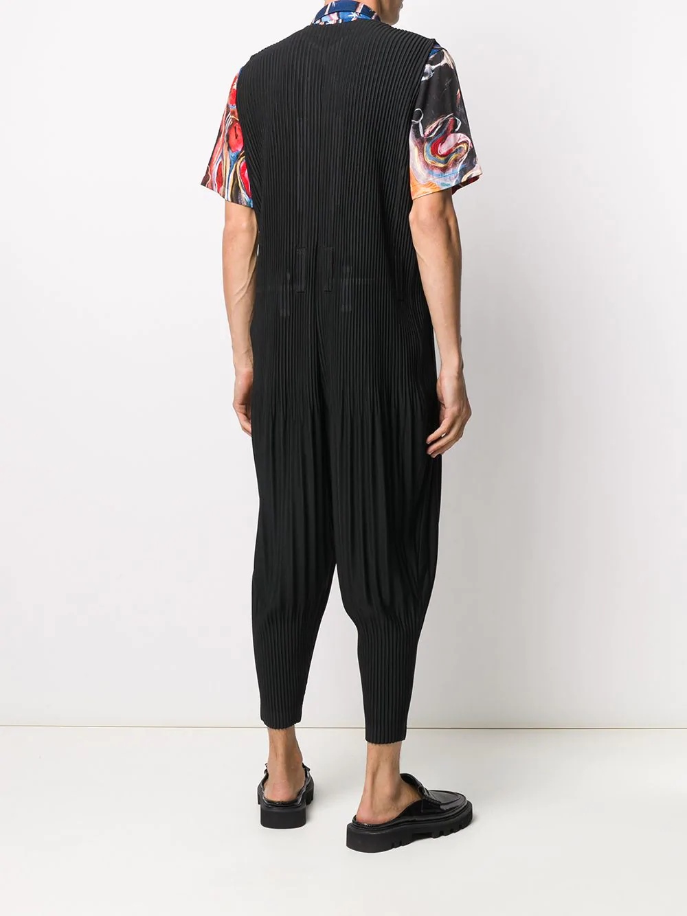 micro-pleated jumpsuit - 4