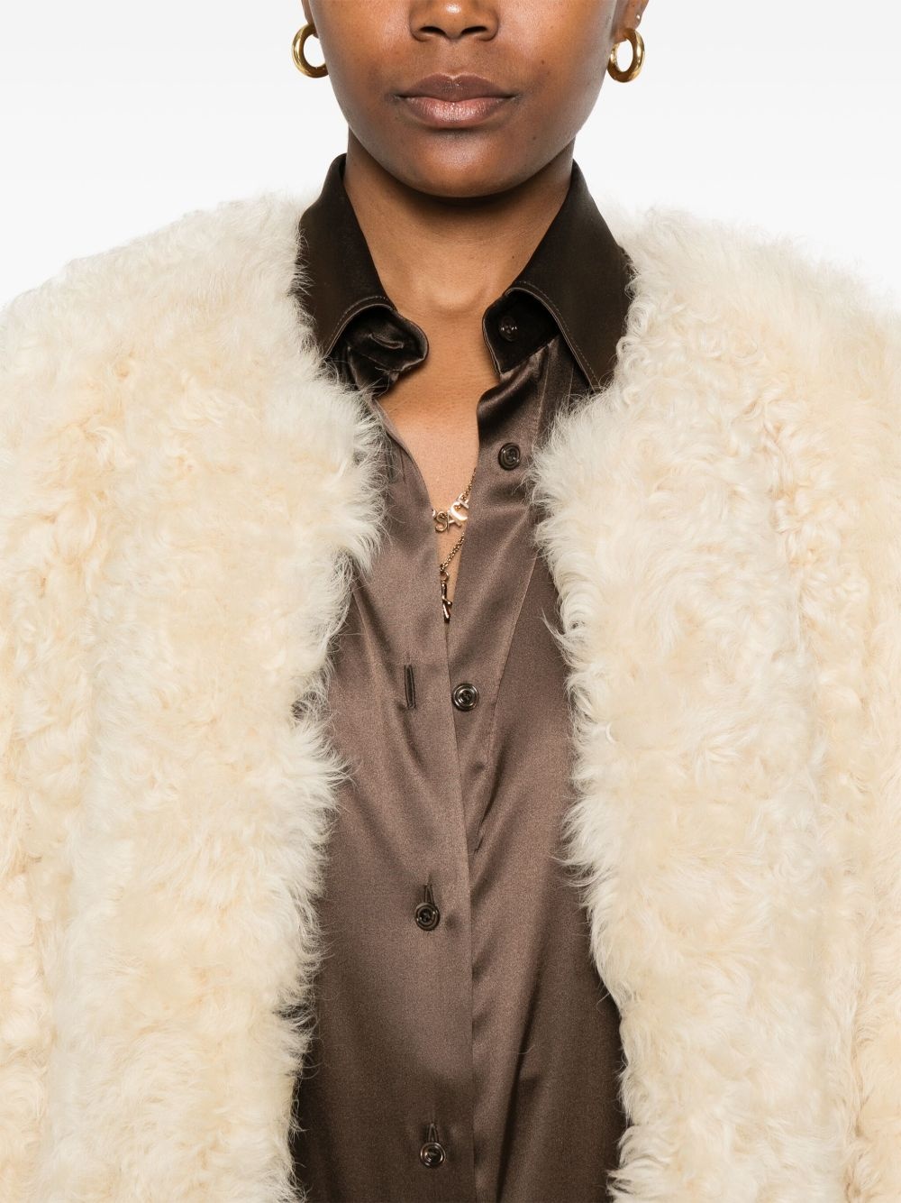 faux-leather jacket - 5