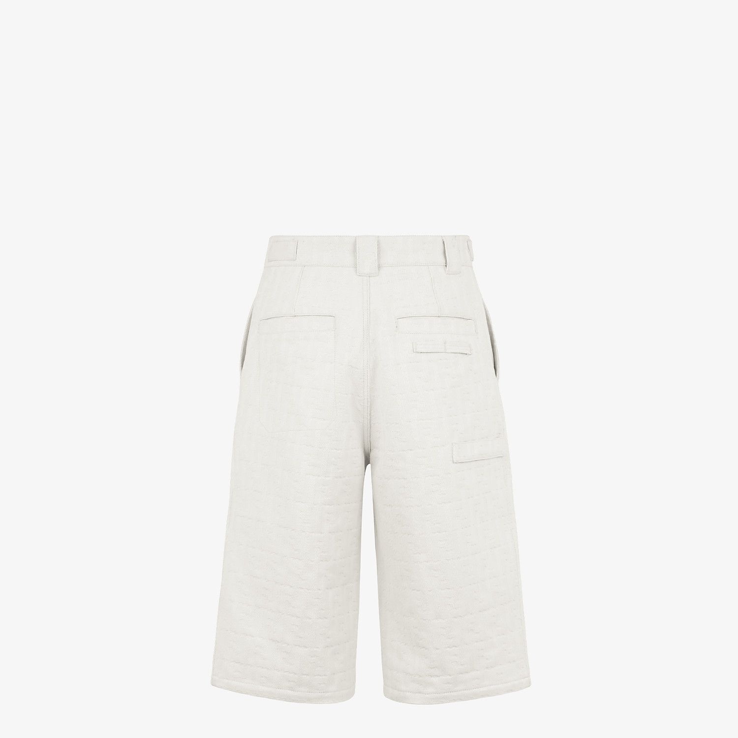 White canvas Bermudas - 2