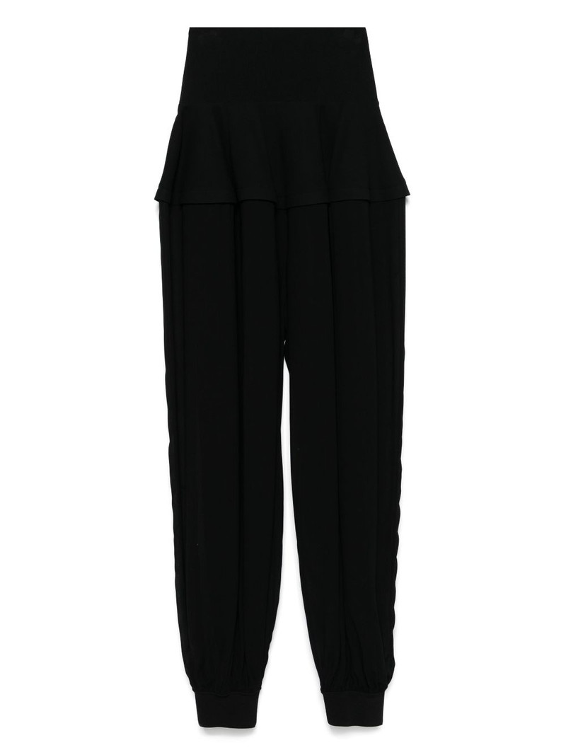 Alaïa georgette peplum trousers outlook