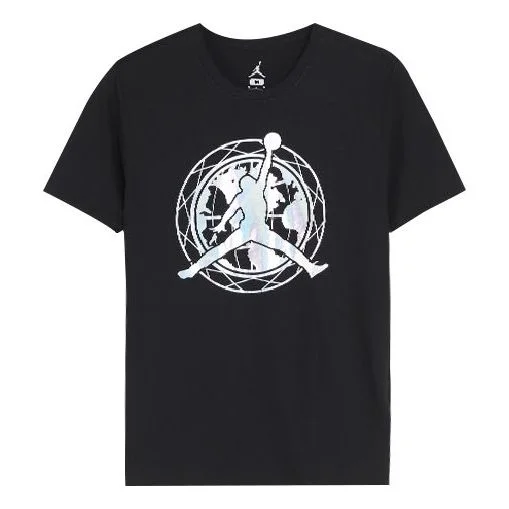 Air Jordan Laser Pattern Short Sleeve Black 828219-010 - 1