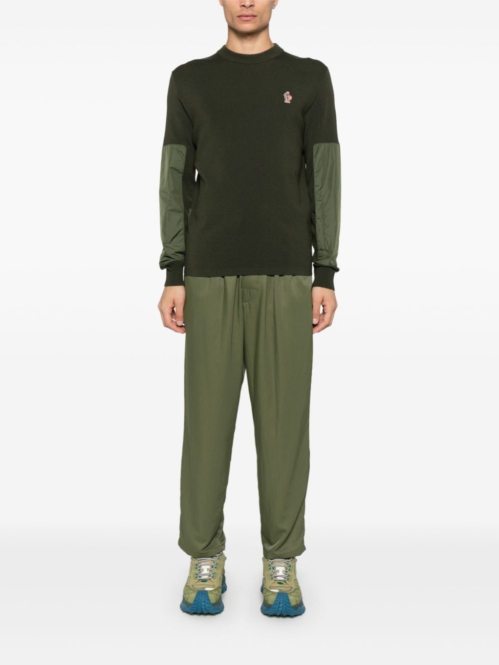 logo-patch sweater - 2