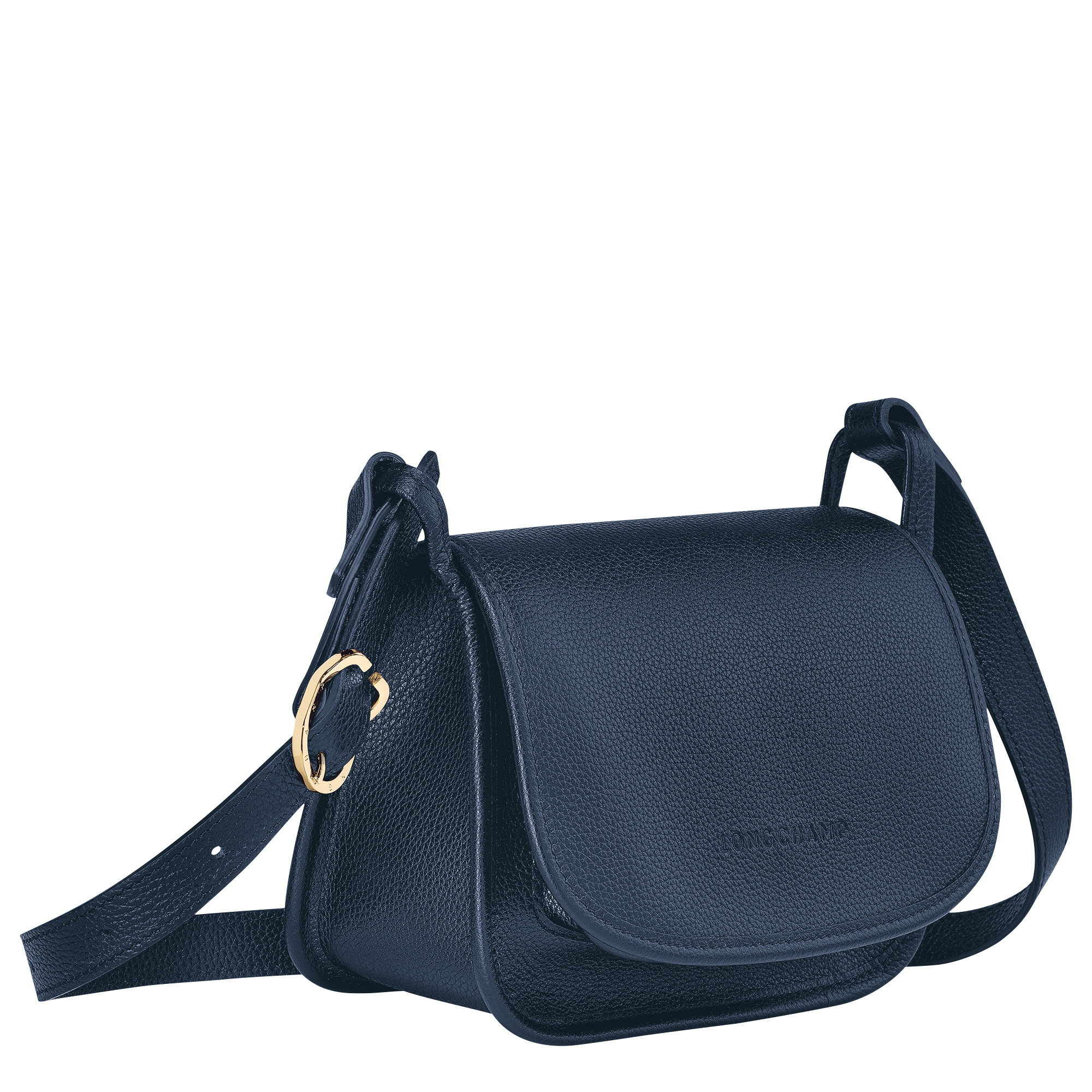 Le Foulonné XS Crossbody bag Navy - Leather - 3