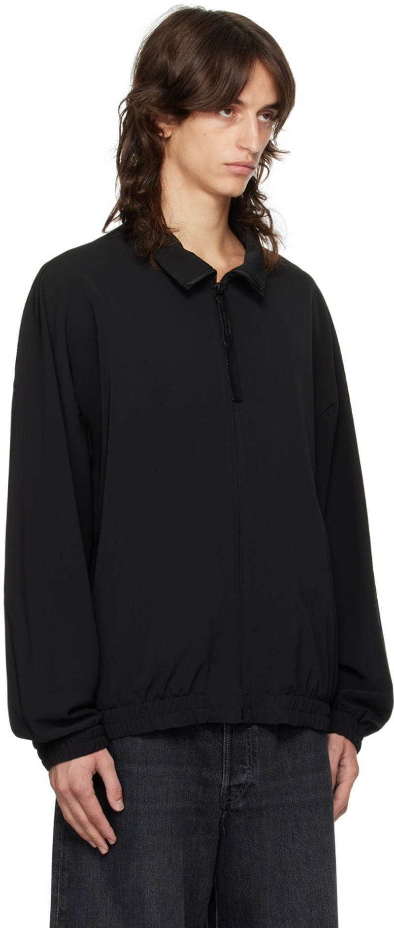 N.Hoolywood Black Zip Jacket outlook