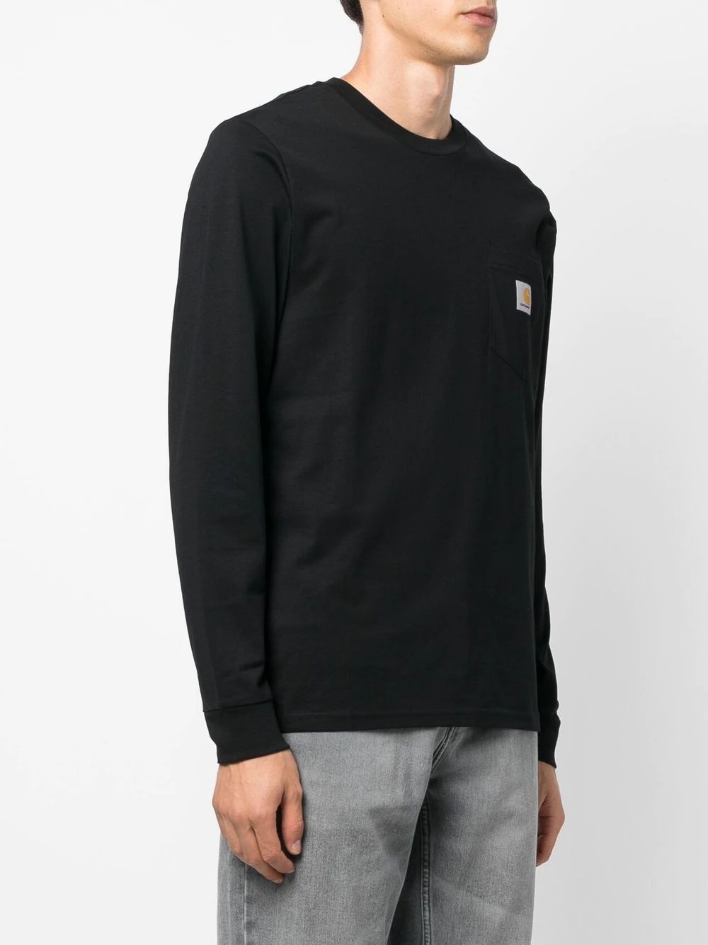 chest logo-patch detail T-shirt - 3