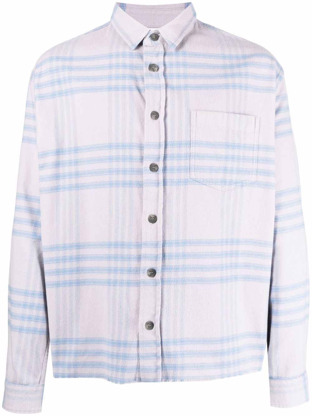 checked cotton shirt - 1