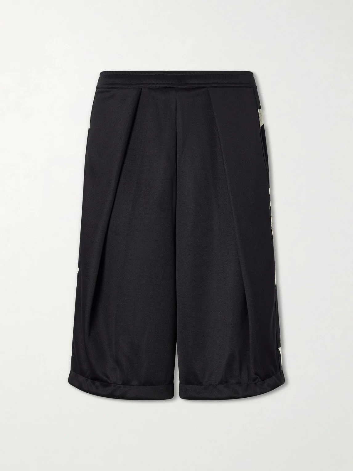 Kome-Kome Straight-Leg Satin-Jersey Shorts - 1