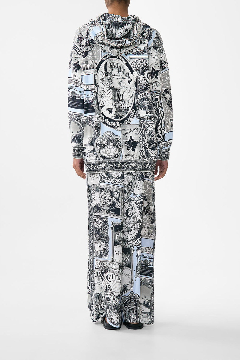 SILK BAND OVERSIZED HOODIE WITH POCKETS 3