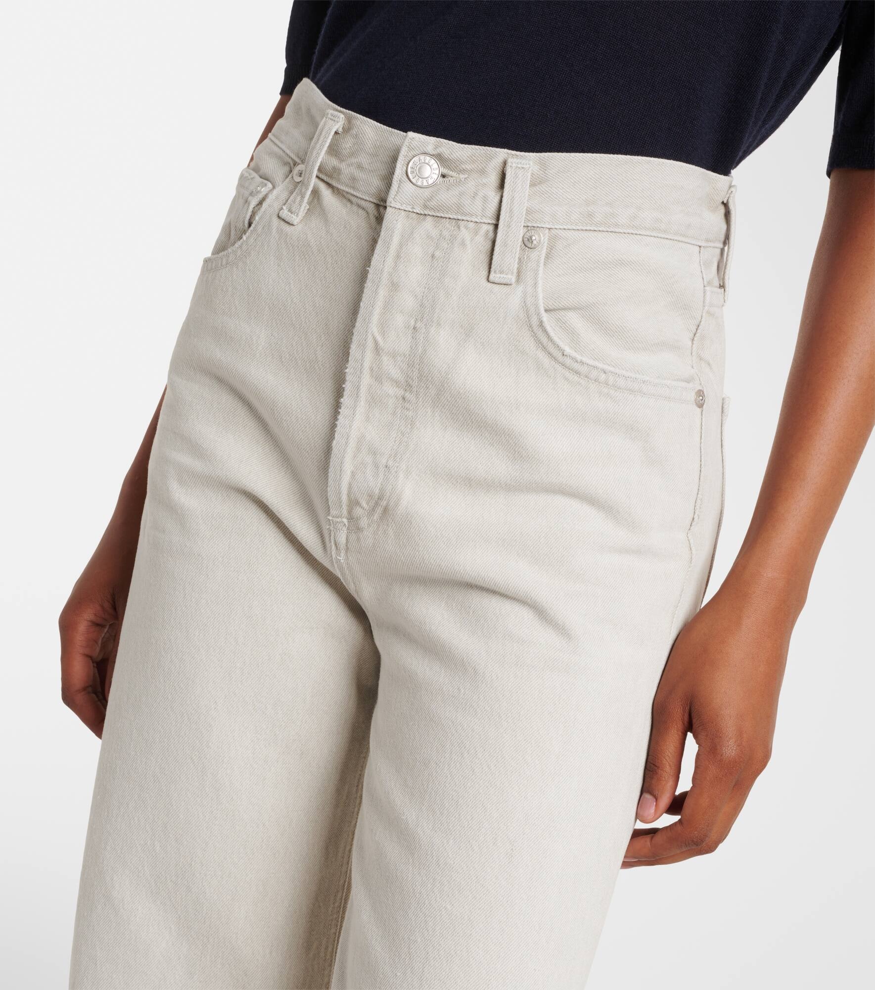 Ren high-rise wide-leg jeans - 4