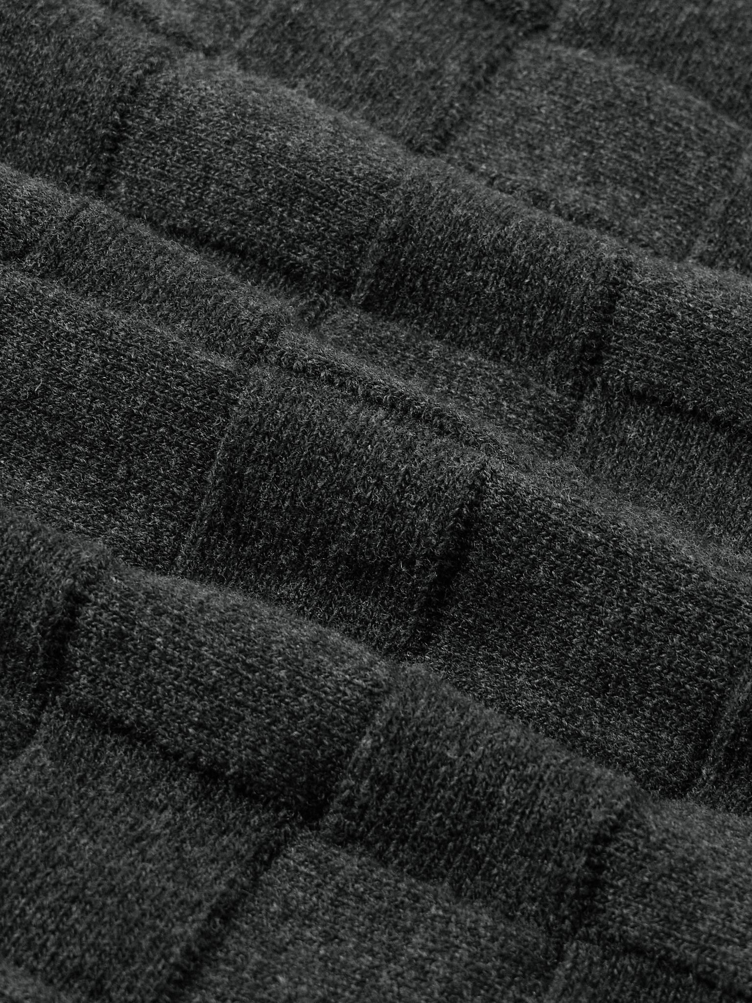 Wool-Blend Sweater Gray - 5