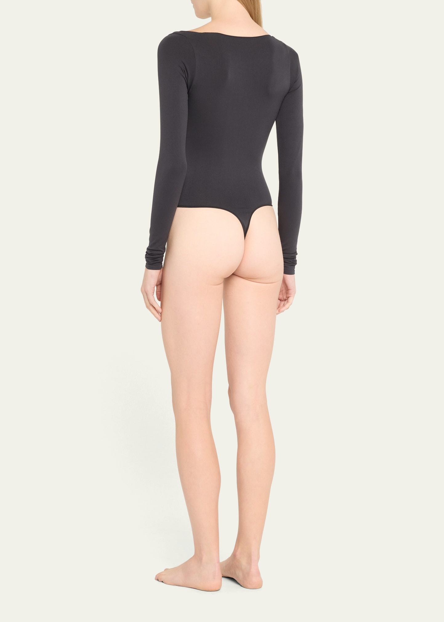 Essential Smoothing Scoop-Neck Thong Bodysuit - 3