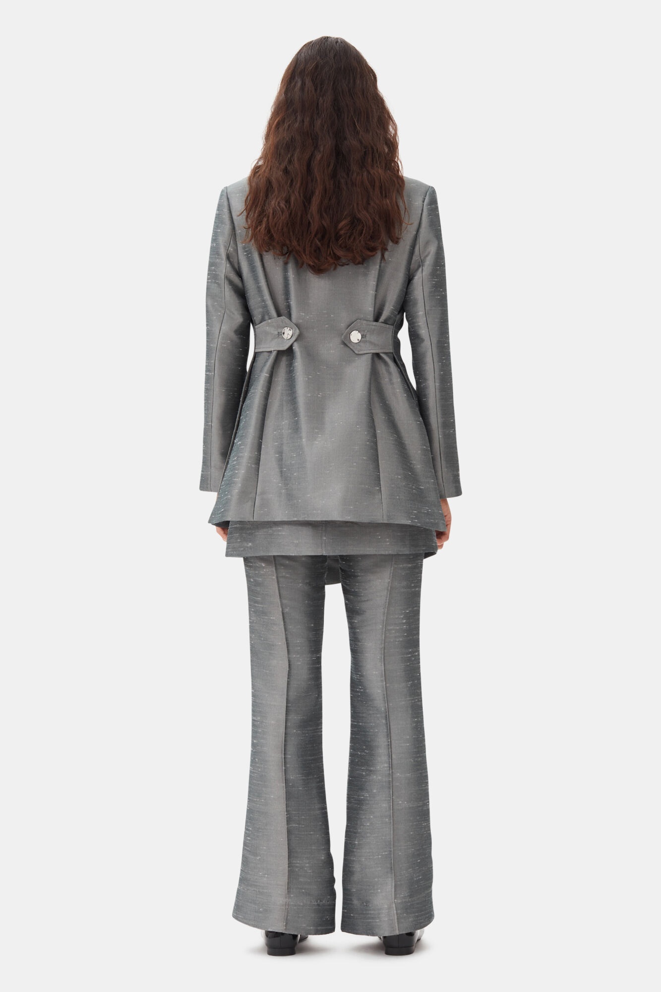 GREY SUITING BLAZER - 5
