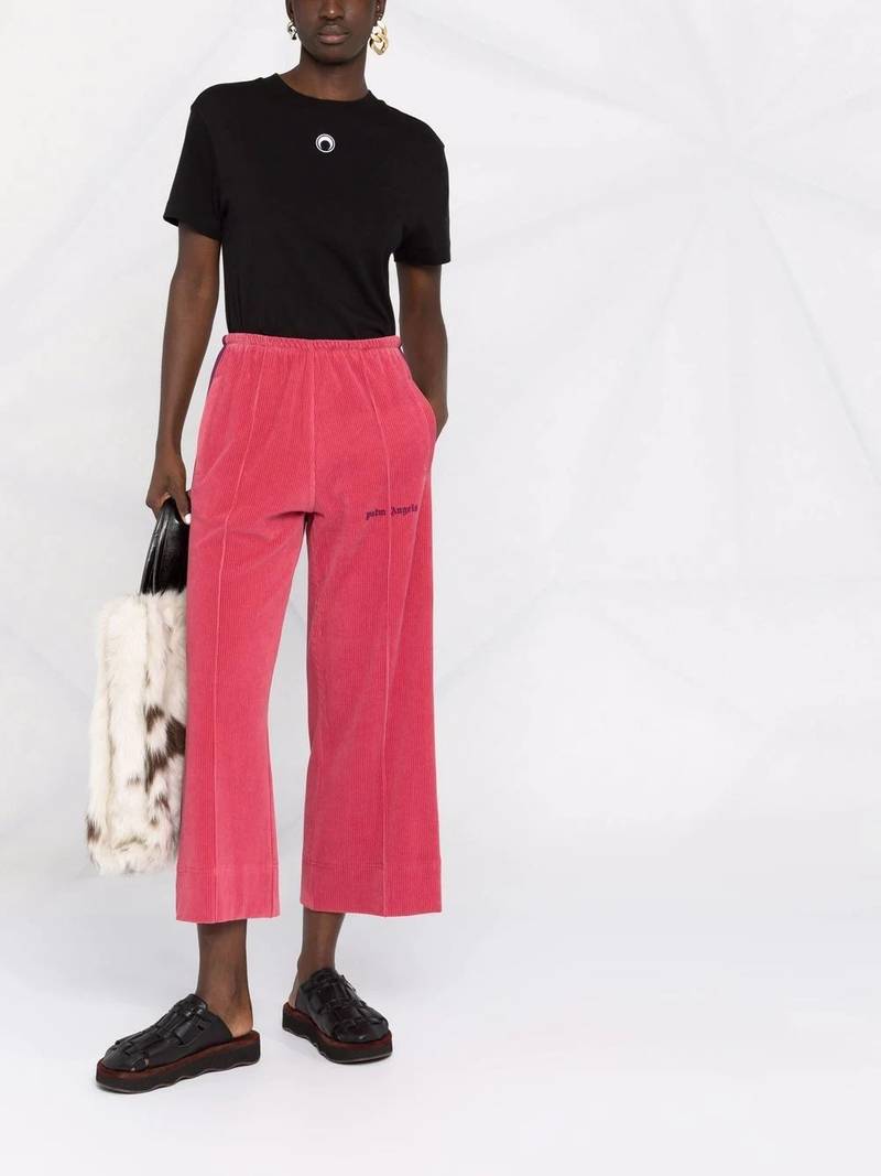 Palm Angels logo-print sweatpants outlook