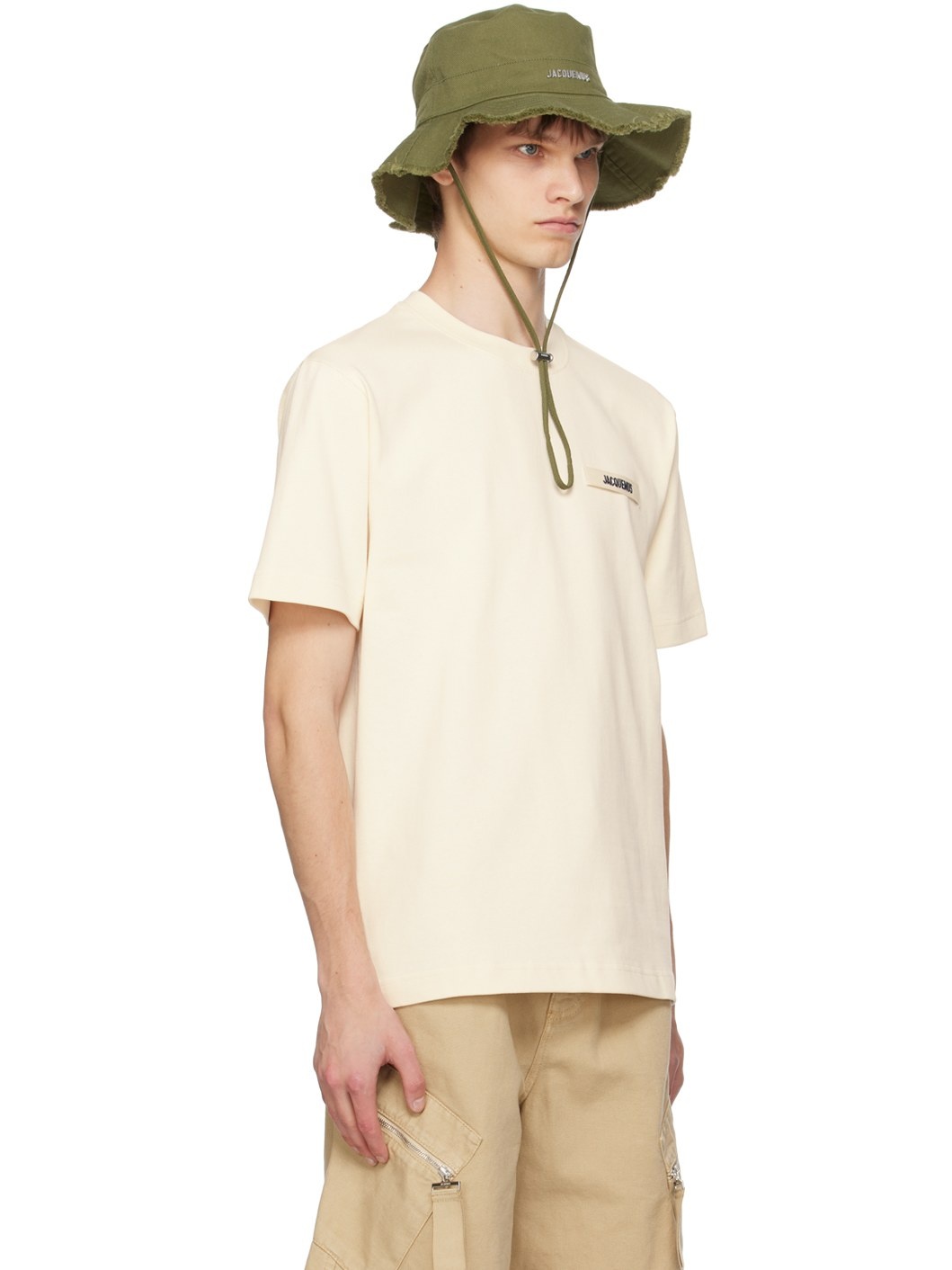 Beige Les Classiques 'Le t-shirt Gros Grain' T-Shirt - 2