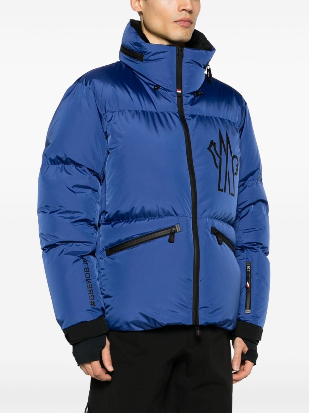 Verdons logo-print hooded jacket - 3