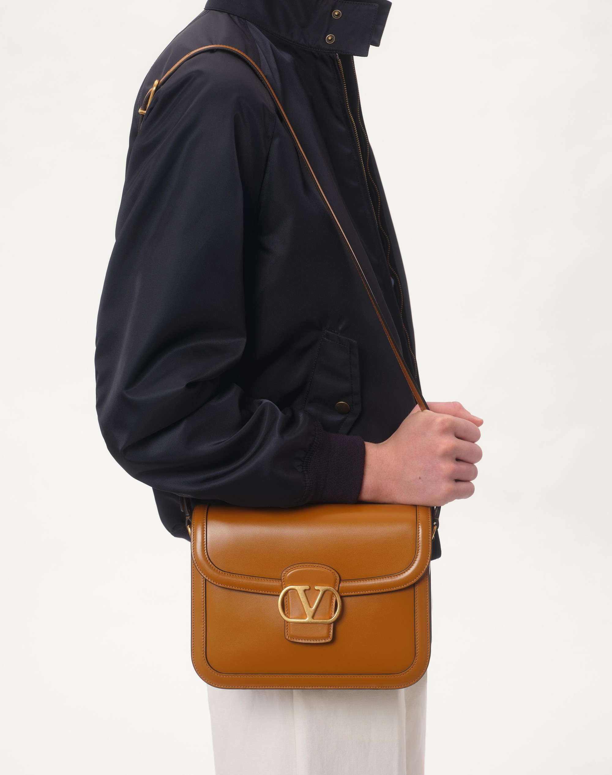 NYLON BLOUSON WITH VLOGO PATCH - 3