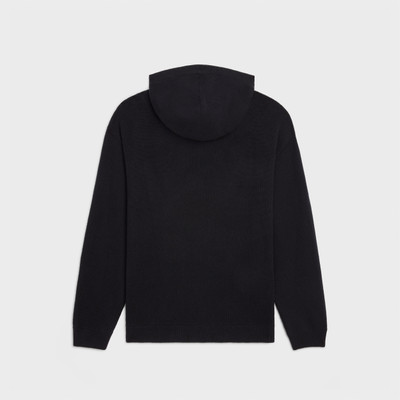 CELINE OVERSIZED ZIP HOODIE IN CASHMERE AND WOOL outlook