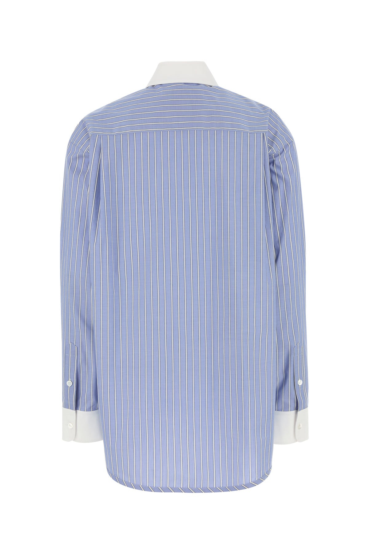 Embroidered poplin oversize shirt - 2