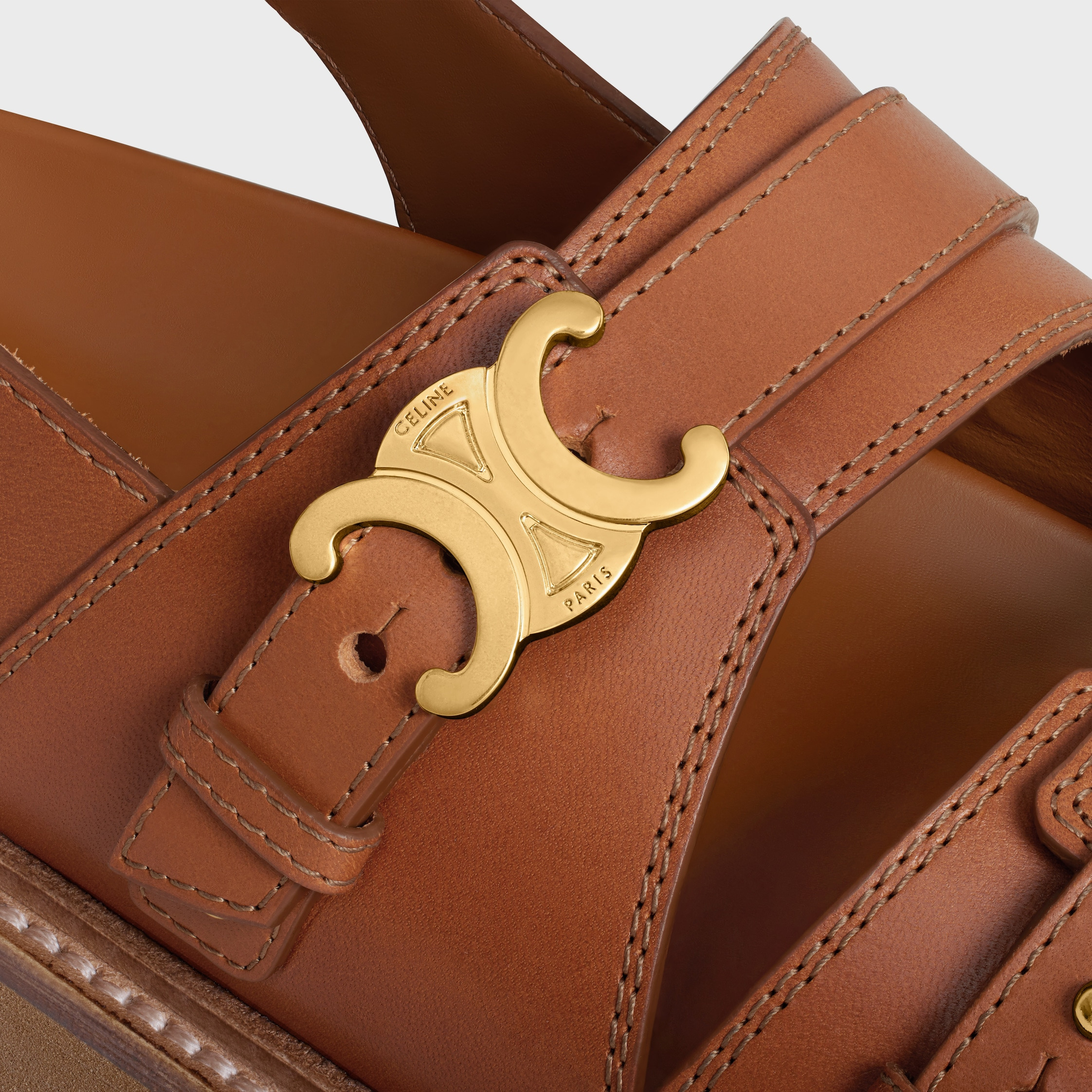 CELINE - TIPPI TRIOMPHE SANDAL in CALFSKIN - 5