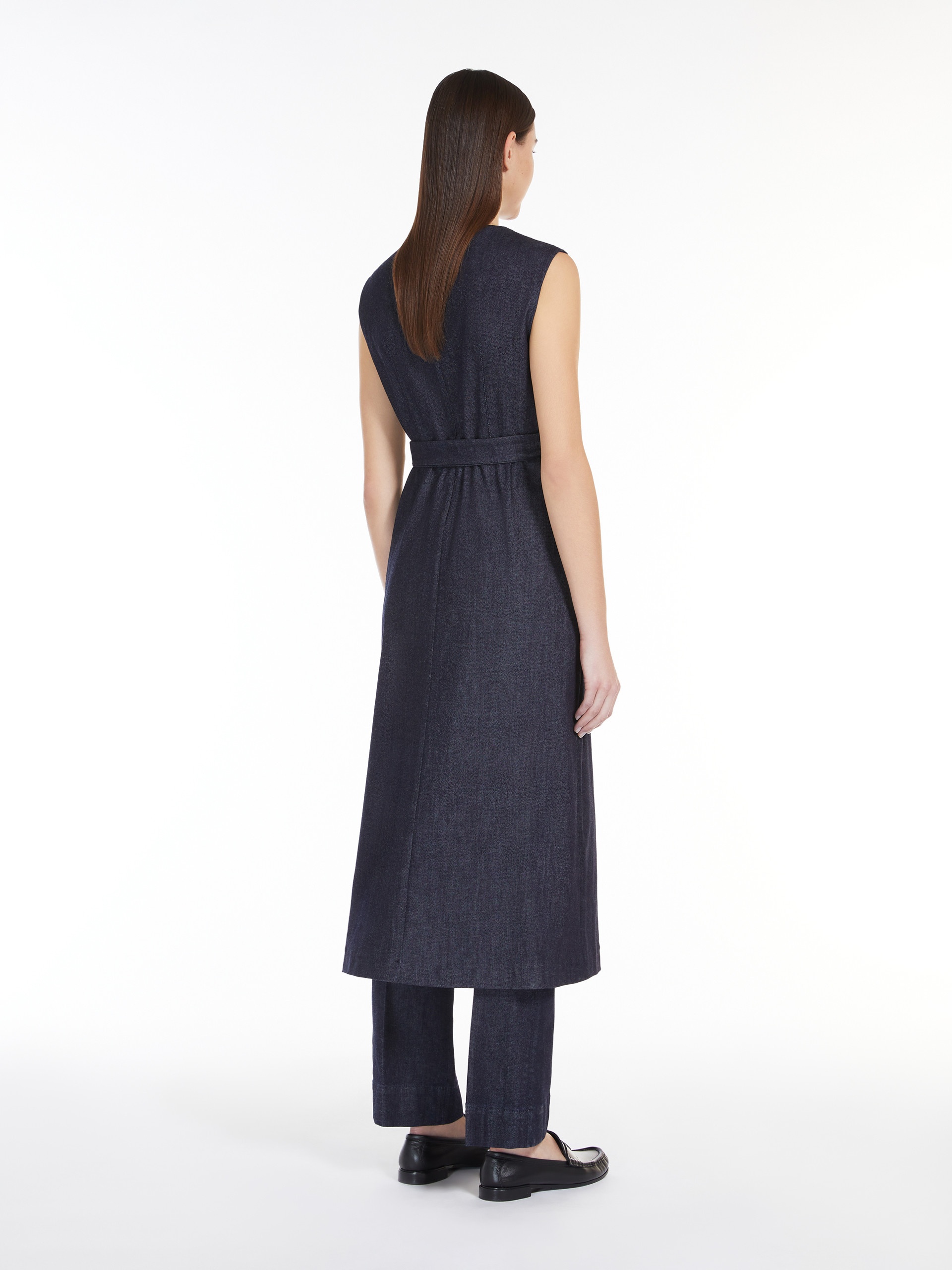 LUCILLA Stretch denim pencil dress - 4