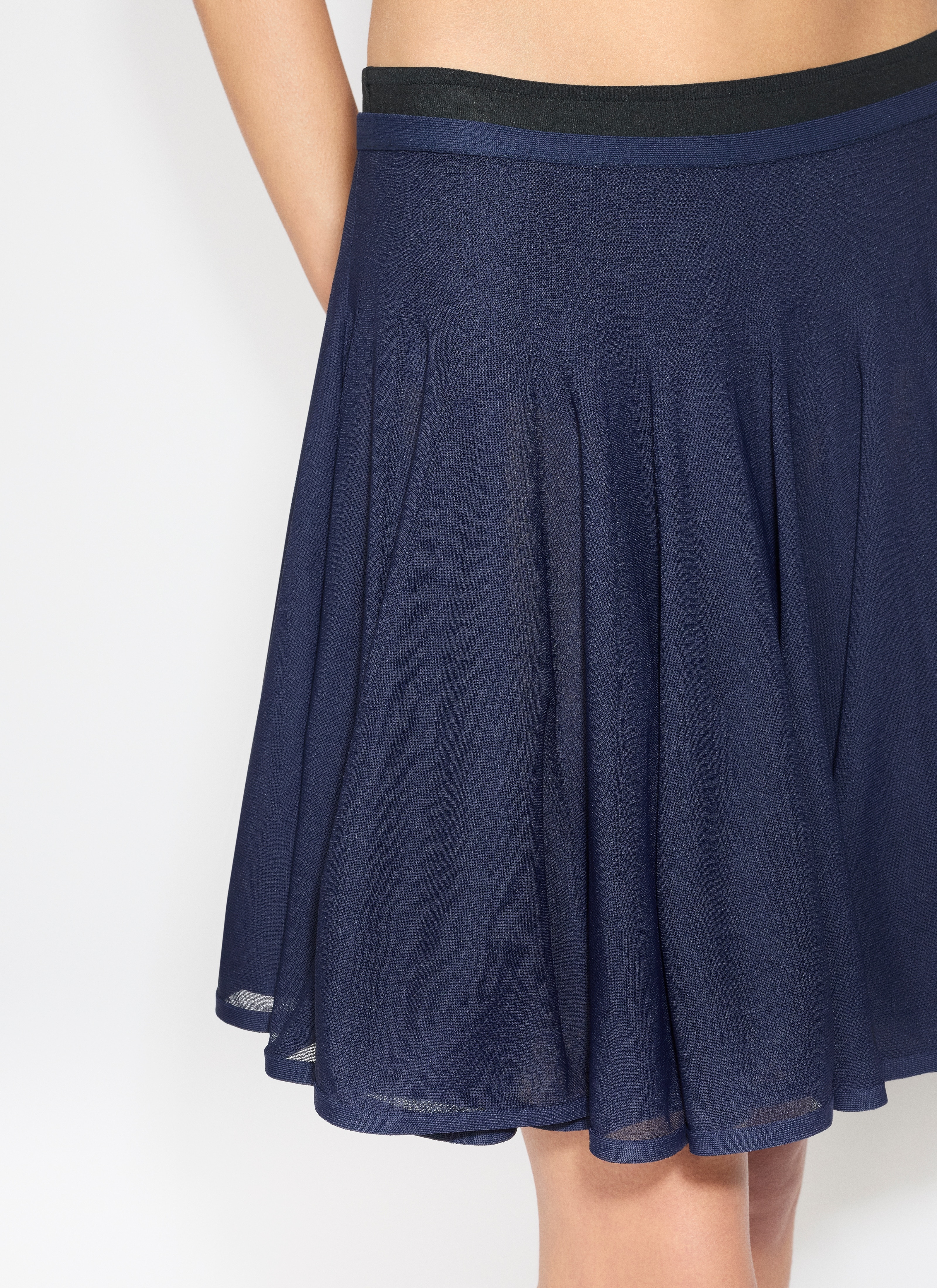 FINE KNIT SKATER SKIRT - 5