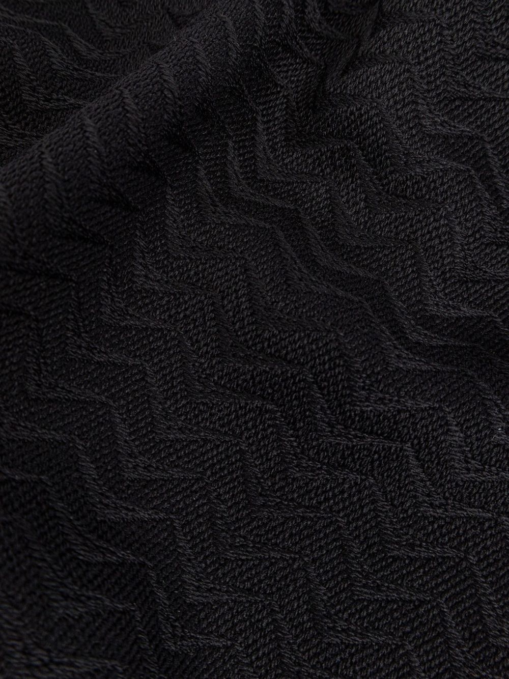 wool fringed scarf - 3