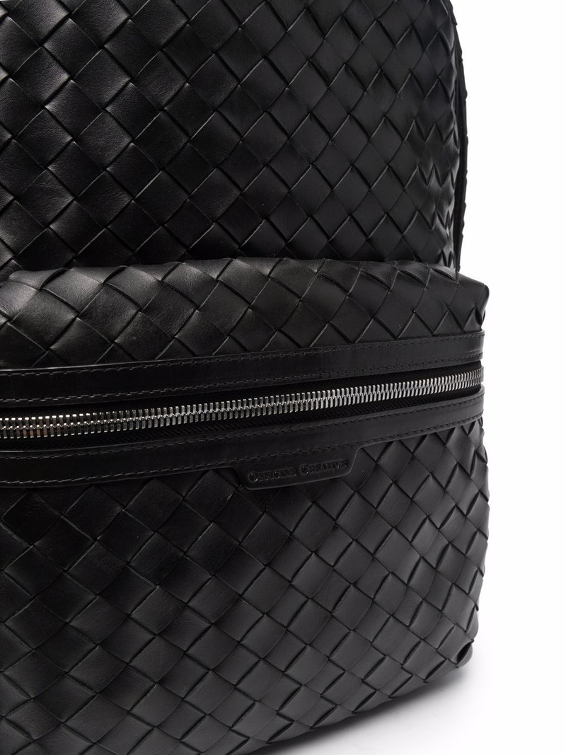 Armor woven leather backpack 3
