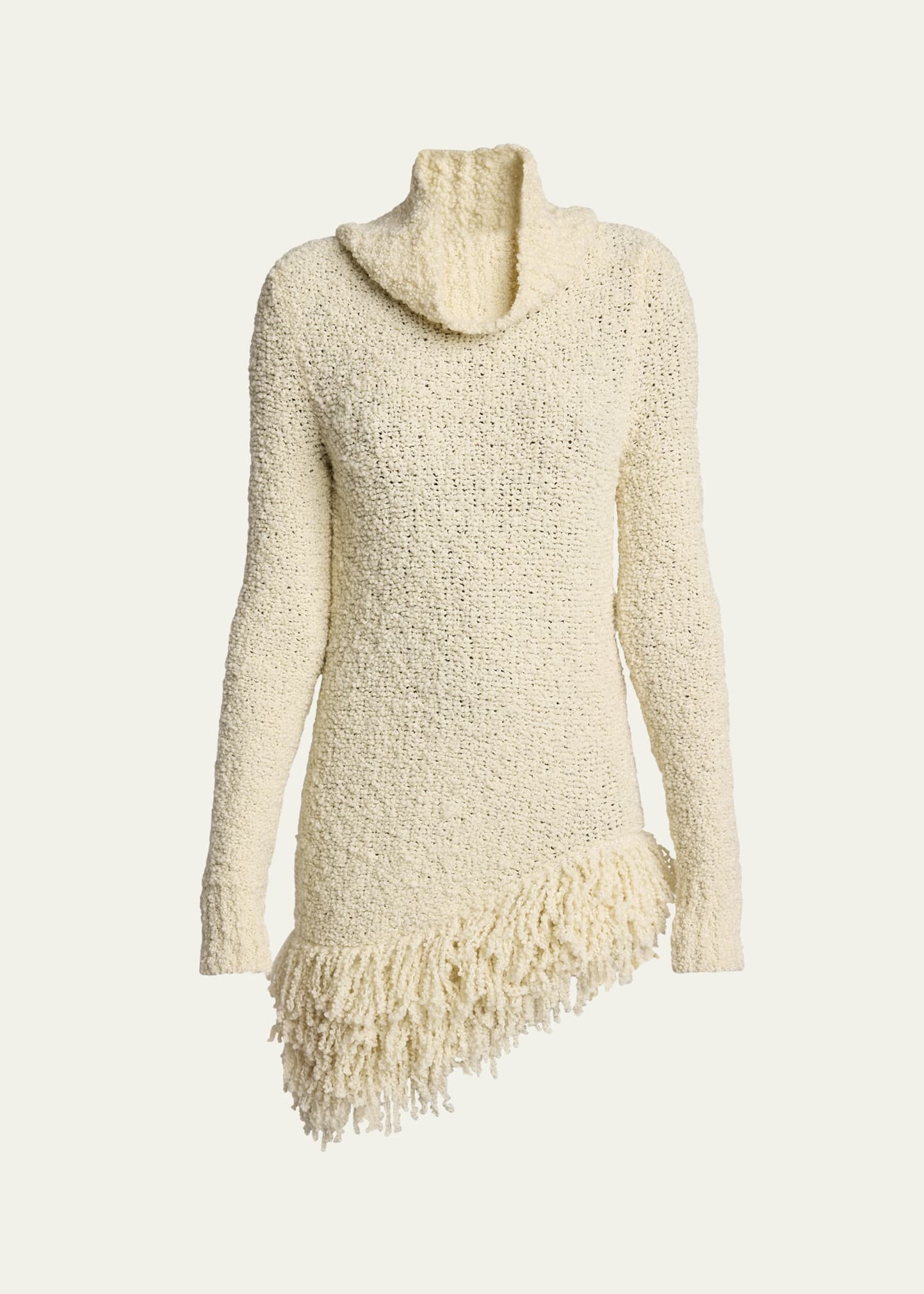 Meloe Fringe Knit Mini Dress - 1