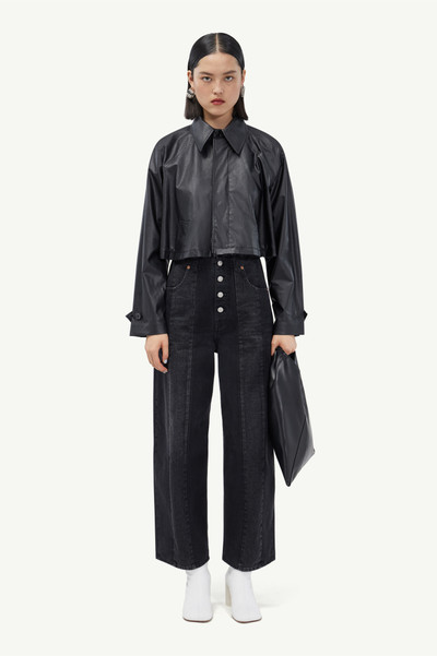 MM6 Maison Margiela Cropped trench jacket outlook