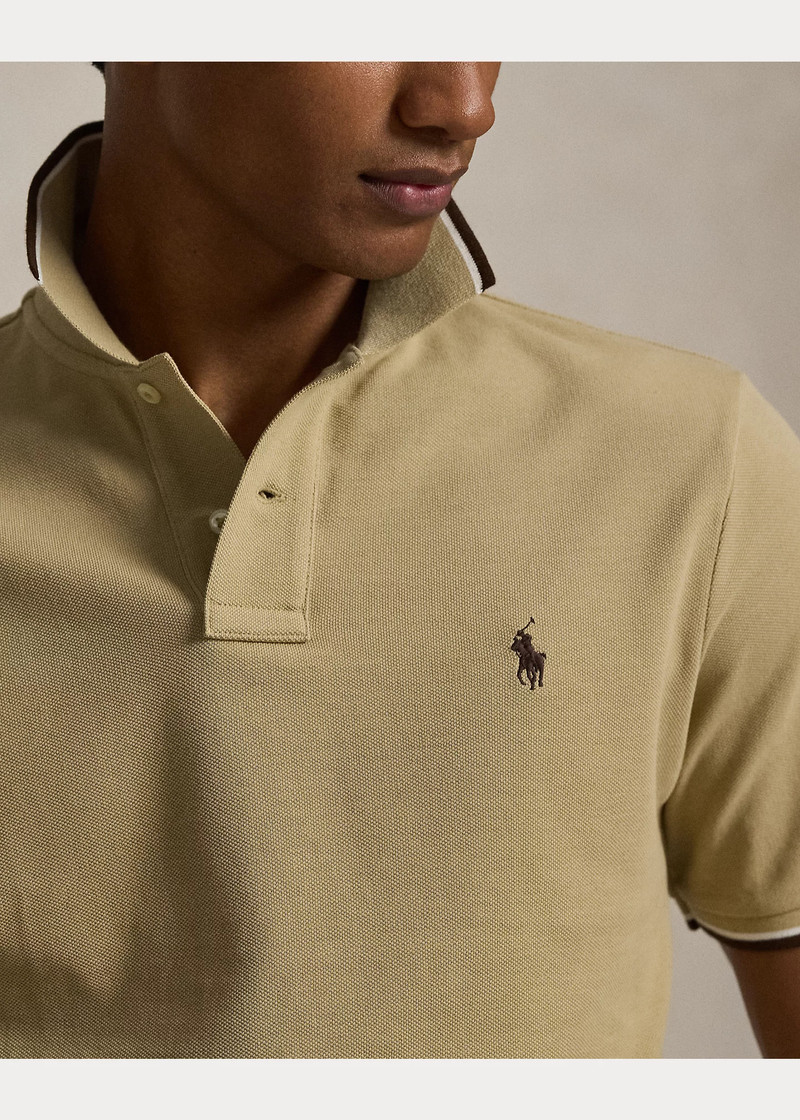 Classic Fit Mesh Polo Shirt 5