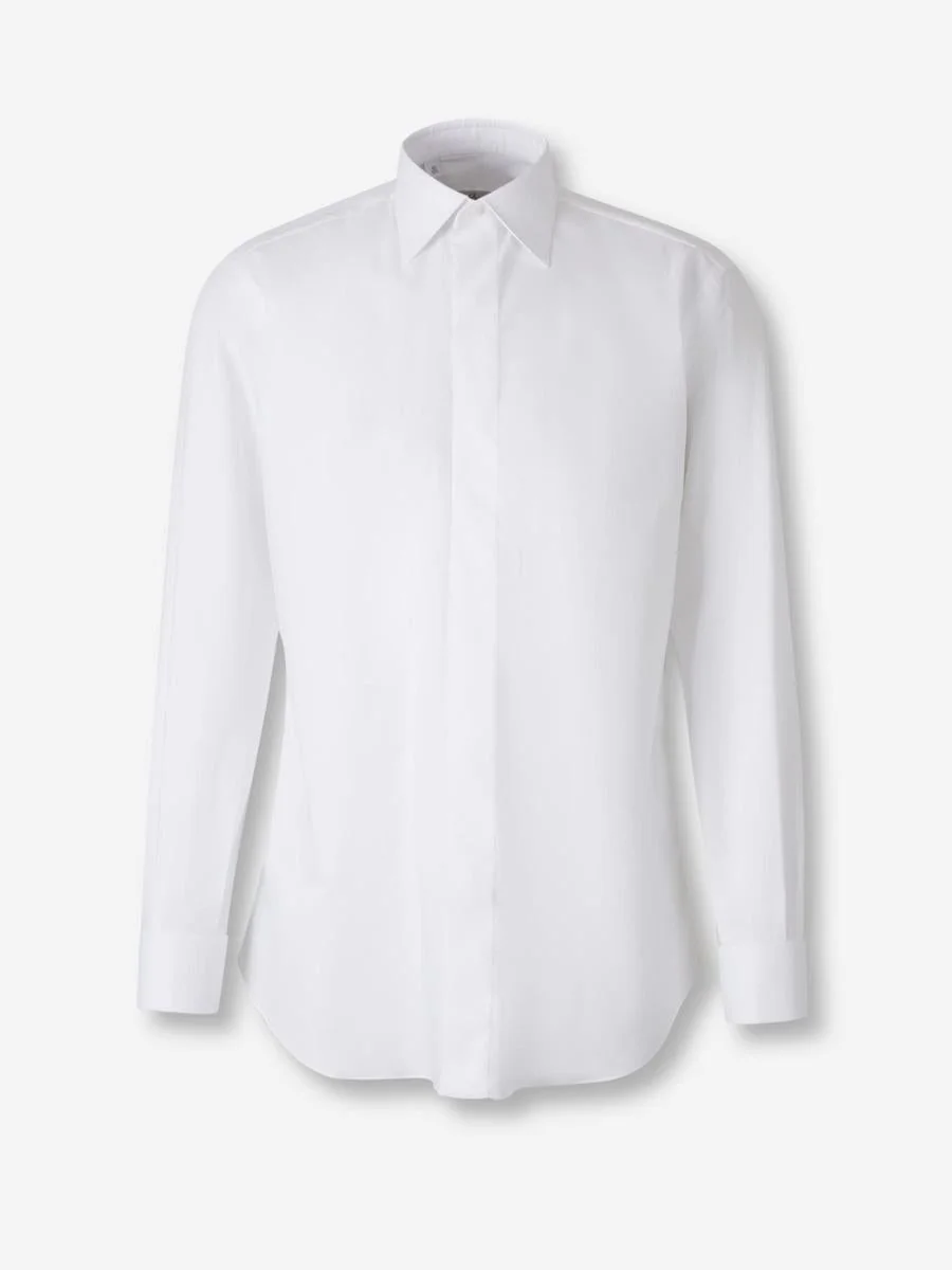 Brioni Plain Dress Shirt - 1