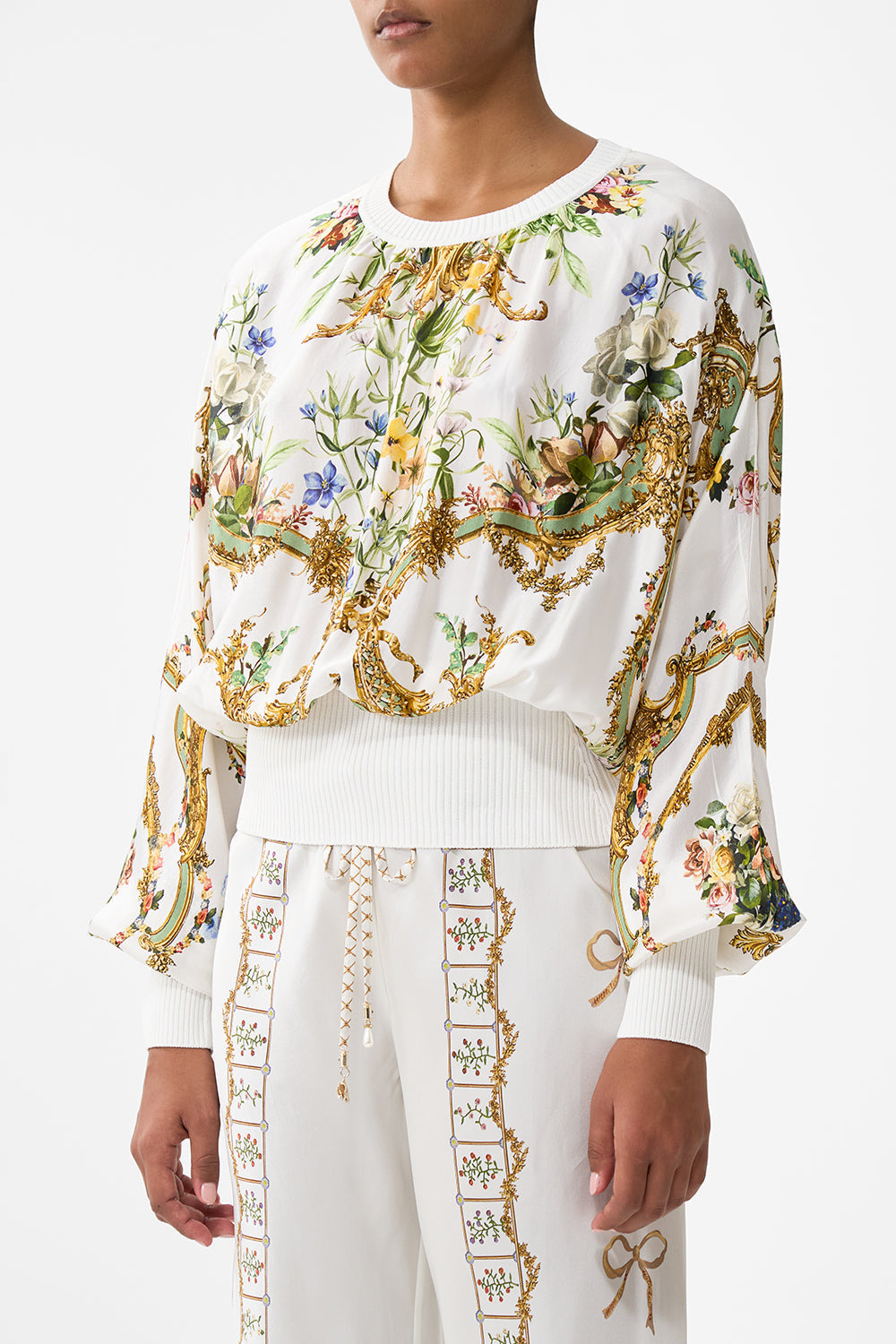SILK BODY KNIT JUMPER - 5