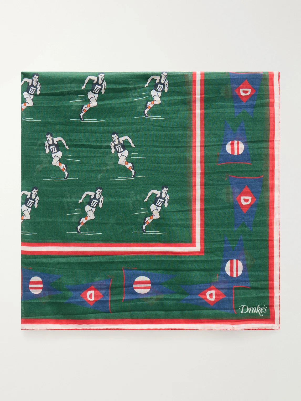 Printed Cotton and Silk-Blend Scarf - 1